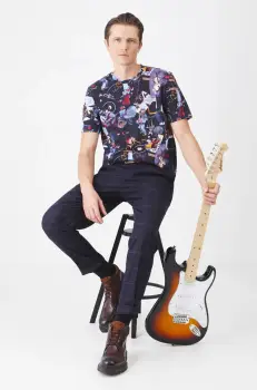 Medicine tricou din bumbac barbati, modelator imagine