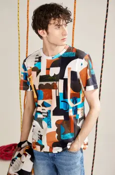 Medicine tricou din bumbac barbati, modelator imagine