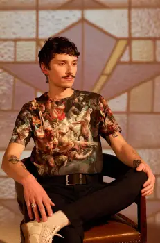 Medicine tricou din bumbac barbati, modelator imagine