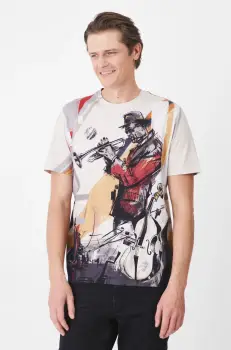 Medicine tricou din bumbac barbati, modelator imagine