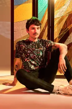 Medicine tricou din bumbac barbati, modelator imagine