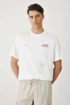 Medicine Tricou din bumbac culoare masculina alba imagine