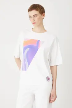 Medicine tricou din bumbac culoarea alb imagine