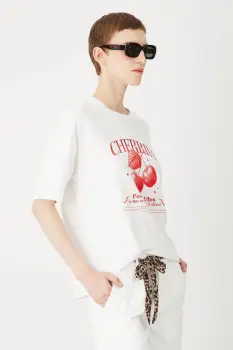 Medicine tricou din bumbac culoarea alb imagine