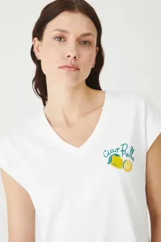 Medicine tricou din bumbac culoarea alb imagine