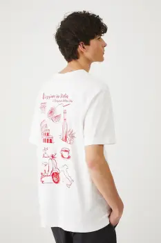 Medicine tricou din bumbac culoarea alb, cu imprimeu imagine