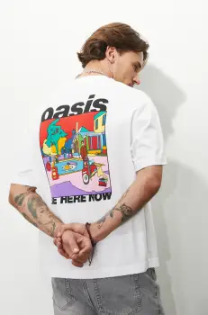 Medicine tricou din bumbac culoarea alb, cu imprimeu imagine