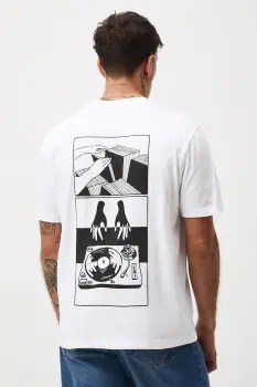 Medicine tricou din bumbac culoarea alb, cu imprimeu imagine