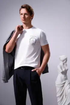 Medicine tricou din bumbac culoarea alb, cu imprimeu imagine