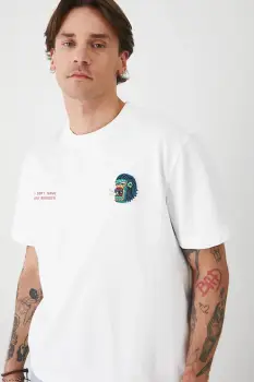 Medicine tricou din bumbac culoarea alb, cu imprimeu imagine