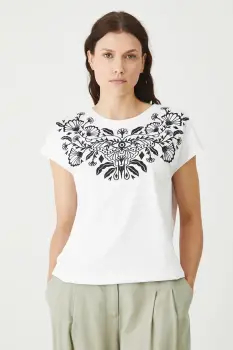 Medicine tricou din bumbac culoarea alb, cu spate descoperit imagine