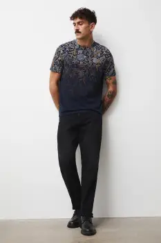 Medicine tricou din bumbac culoarea albastru marin, modelator imagine