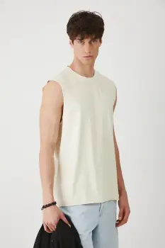 Medicine tricou din bumbac culoarea bej imagine