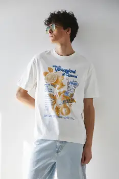 Medicine tricou din bumbac culoarea bej, cu imprimeu imagine