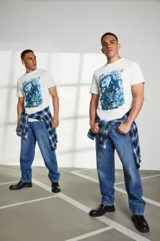 Medicine tricou din bumbac culoarea bej, cu imprimeu imagine