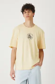 Medicine tricou din bumbac culoarea bej, cu imprimeu imagine