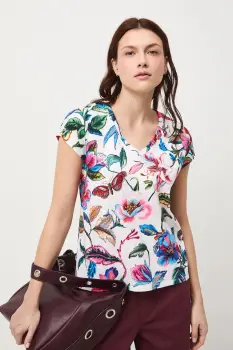 Medicine tricou din bumbac culoarea bej imagine