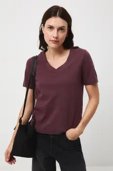 Medicine tricou din bumbac culoarea bordo imagine