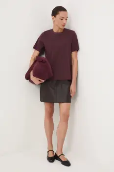 Medicine tricou din bumbac culoarea bordo imagine