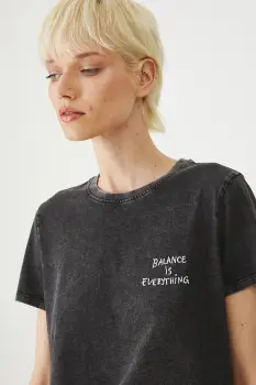 Medicine tricou din bumbac culoarea gri imagine