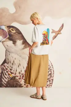 Medicine tricou din bumbac culoarea gri imagine