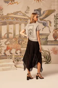 Medicine tricou din bumbac culoarea gri imagine