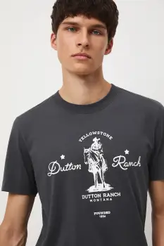 Medicine tricou din bumbac culoarea gri, cu imprimeu imagine