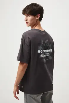 Medicine tricou din bumbac culoarea gri, cu imprimeu imagine