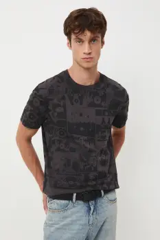 Medicine tricou din bumbac culoarea gri, modelator imagine