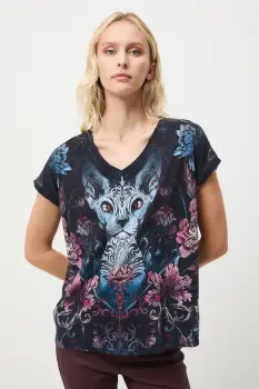 Medicine tricou din bumbac culoarea negru imagine