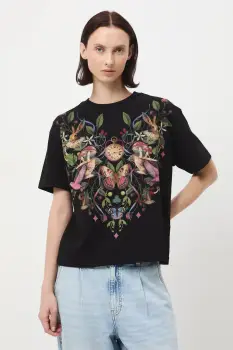 Medicine tricou din bumbac culoarea negru imagine