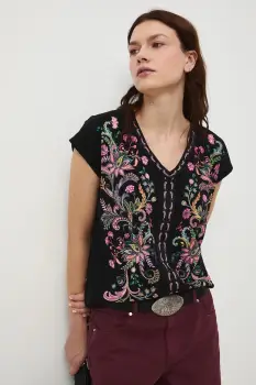 Medicine tricou din bumbac culoarea negru imagine