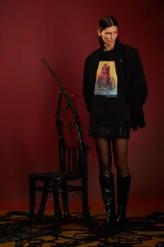 Medicine tricou din bumbac culoarea negru imagine