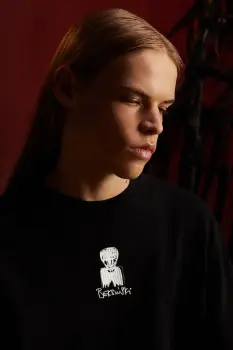 Medicine tricou din bumbac culoarea negru, cu imprimeu imagine