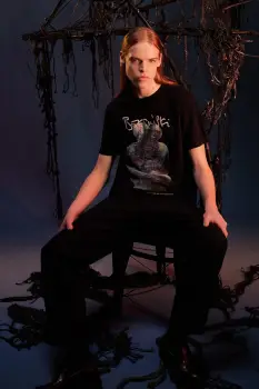 Medicine tricou din bumbac culoarea negru, cu imprimeu imagine