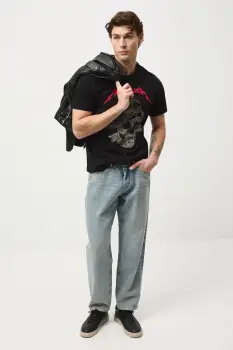 Medicine tricou din bumbac culoarea negru, cu imprimeu imagine