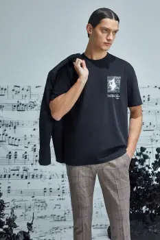 Medicine tricou din bumbac culoarea negru, cu imprimeu imagine