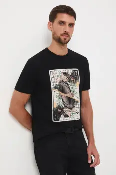 Medicine tricou din bumbac culoarea negru, cu imprimeu imagine