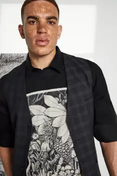 Medicine tricou din bumbac culoarea negru, cu imprimeu imagine