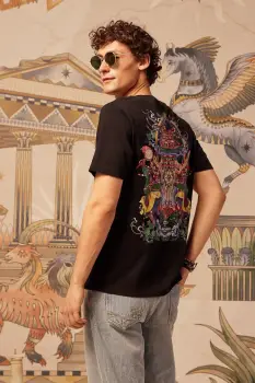 Medicine tricou din bumbac culoarea negru, cu imprimeu imagine