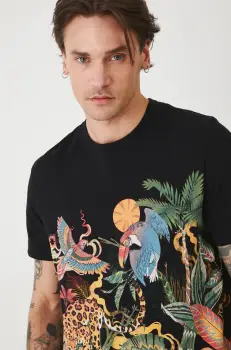 Medicine tricou din bumbac culoarea negru, modelator imagine