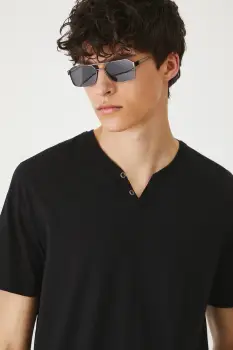 Medicine tricou din bumbac culoarea negru, neted imagine