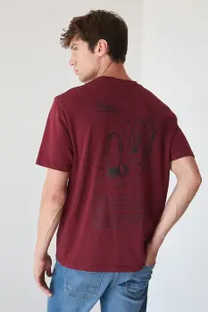 Medicine tricou din bumbac culoarea rosu, cu imprimeu imagine