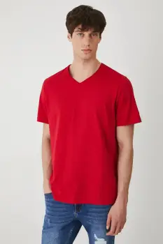 Medicine tricou din bumbac culoarea rosu, neted imagine