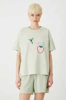 Medicine tricou din bumbac culoarea verde imagine