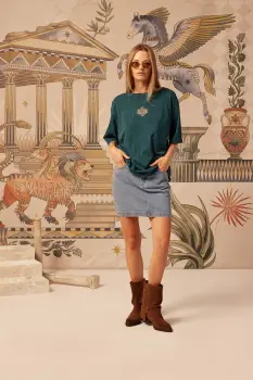 Medicine tricou din bumbac culoarea verde imagine