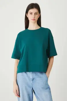 Medicine tricou din bumbac culoarea verde imagine