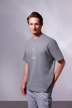 Medicine tricou din bumbac culoarea verde, cu imprimeu imagine