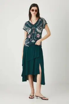 Medicine tricou din bumbac culoarea verde imagine