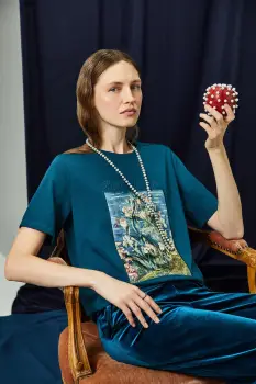 Medicine tricou din bumbac culoarea verde imagine